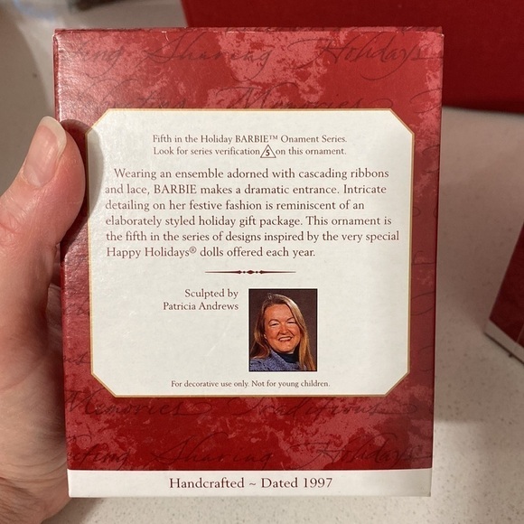 Barbie Hallmark 1997 Keepsake Collector Series Club Series Ornaments - Picture 4 of 12